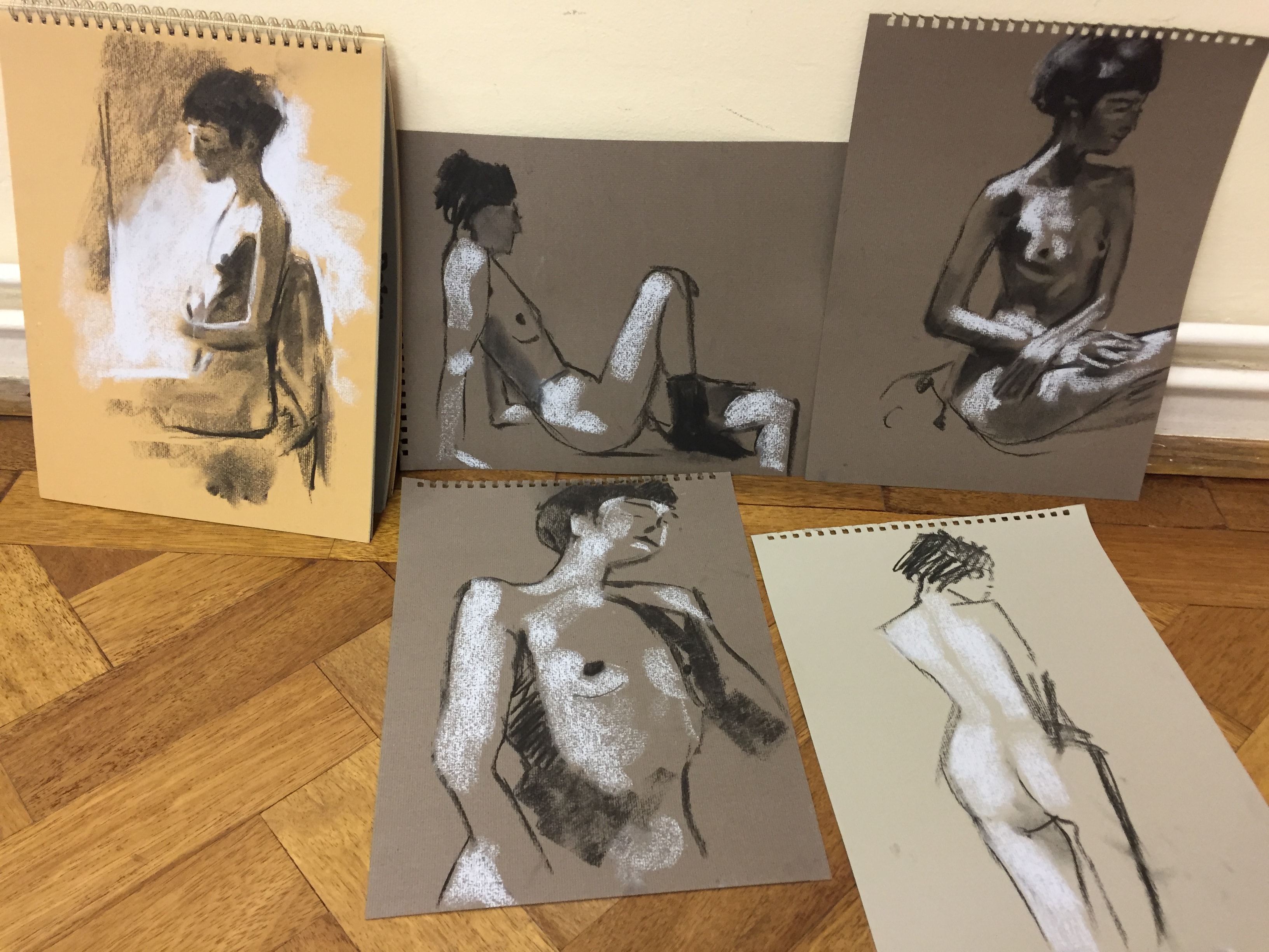 Life Drawing Day at Tidy St. Art School
